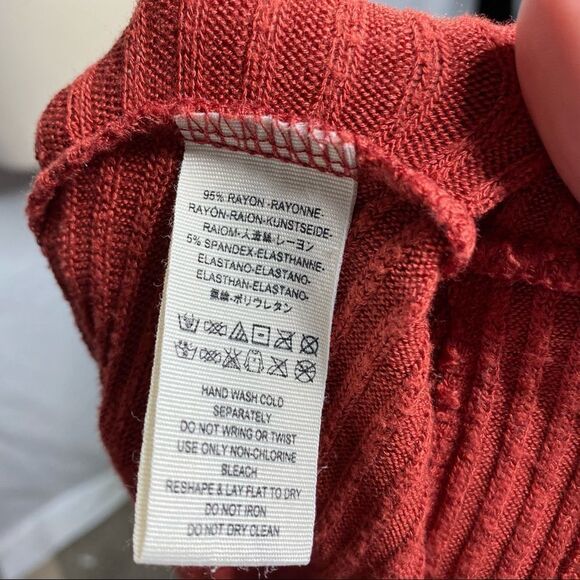 Free People Lover Rib Split Back Pullover Tunic Top - Picture 9 of 10